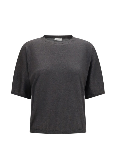 Tricou Brunello Cucinelli gri
