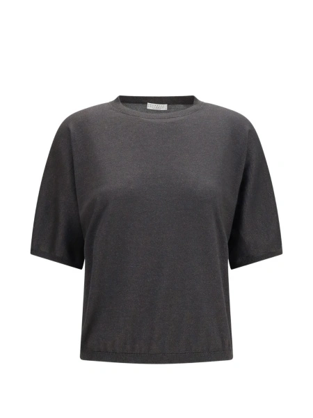 Tricou Brunello Cucinelli gri
