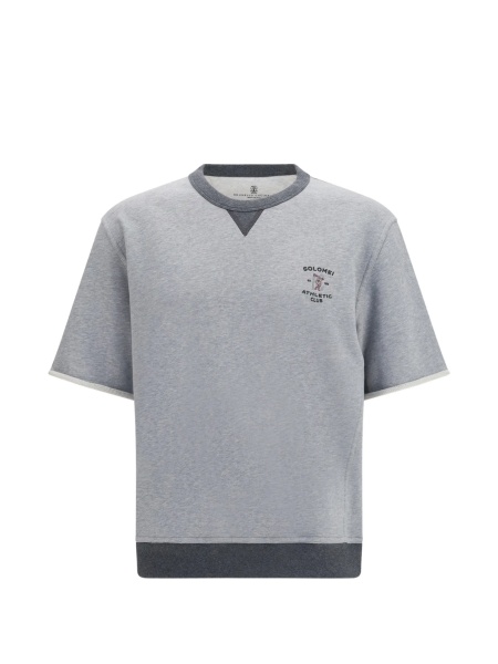 Tricou Brunello Cucinelli gri