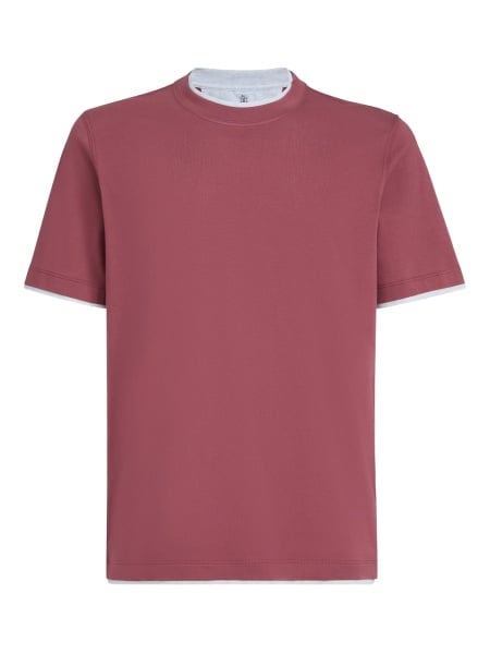 Tricou Brunello Cucinelli rosu