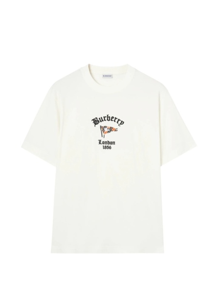 Tricou Burberry neutru din bumbac