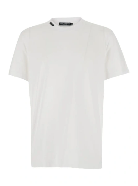 Tricou Dolce & Gabbana alb din bumbac