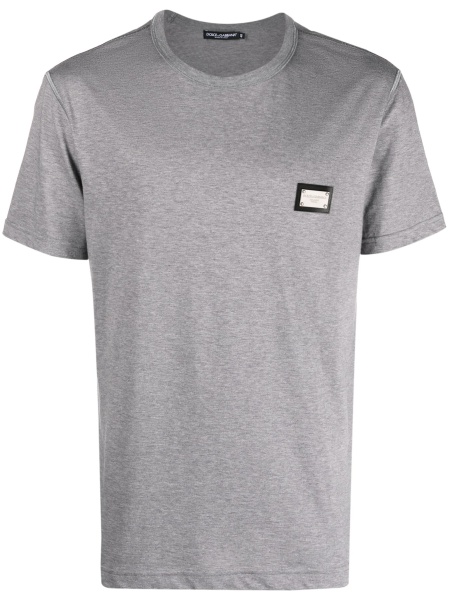 Tricou Dolce & Gabbana DG Essentials gri