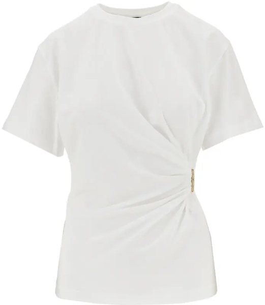 Tricou Draped T-shirt with metal detail