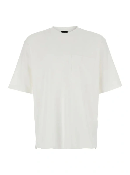Tricou DSQUARED2 alb din bumbac