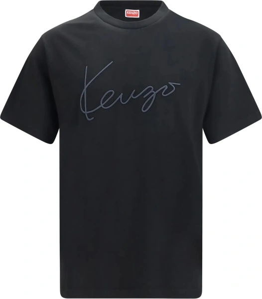 Tricou Embroidered signature cotton T-shirt