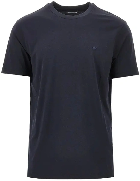 Tricou Emporio Armani albastru din modal
