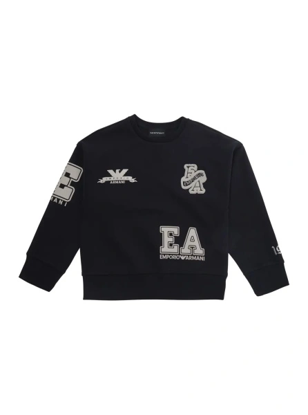 Tricou EMPORIO ARMANI KIDS negru