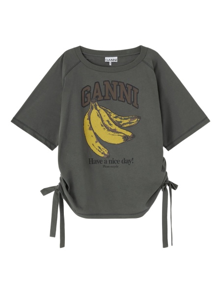 Tricou Ganni verde