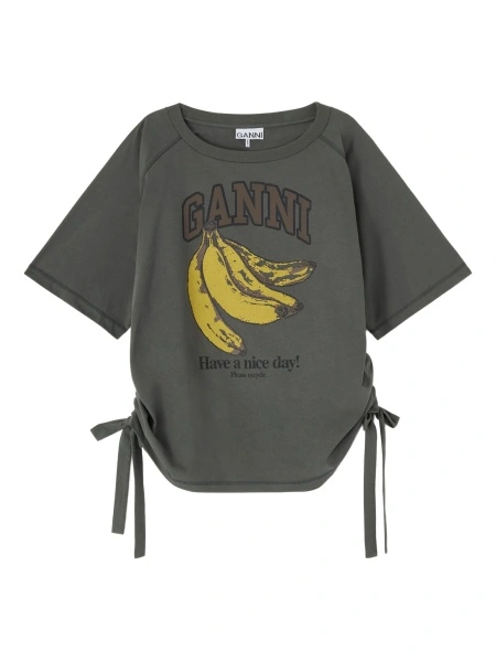 Tricou Ganni verde