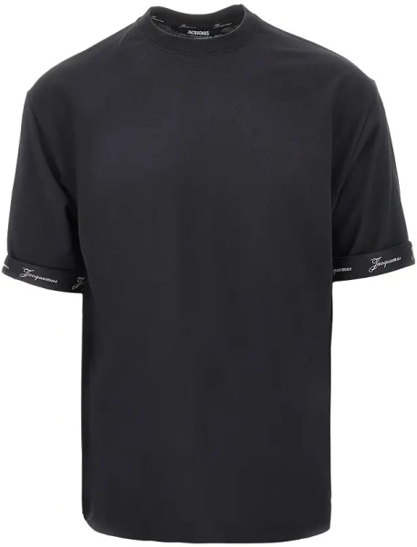 Tricou JACQUEMUS negru 'Rond Carré'