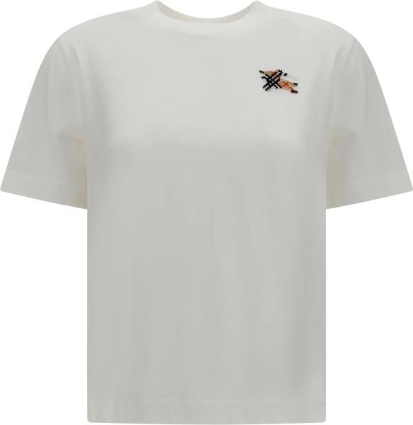 Tricou Knight Check cotton T-shirt