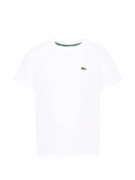 Tricou Lacoste Kids alb
