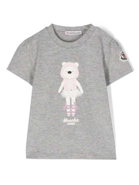 Tricou Moncler gri