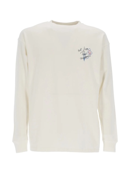 Tricou OFF WHITE Esquisse Slogan Long Sleeve T-shirt