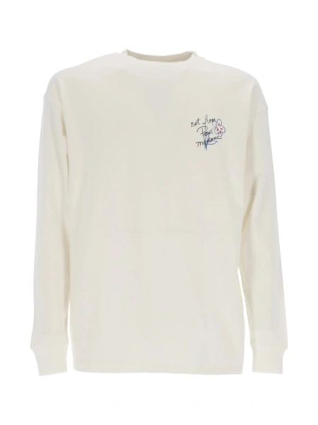 Tricou OFF WHITE Esquisse Slogan Long Sleeve T-shirt