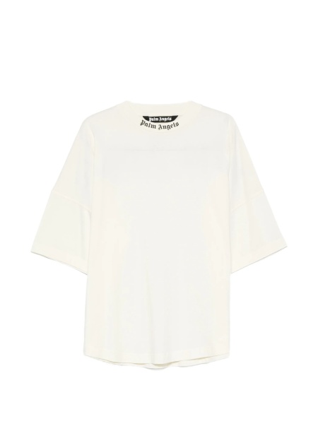 Tricou Palm Angels alb din bumbac