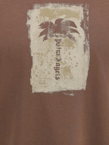 Tricou Palm Angels maro
