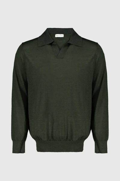 Tricou Polo Autore Stewart Merino Wool Polo Sweater