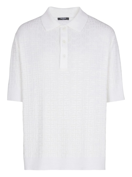 Tricou Polo Balmain alb