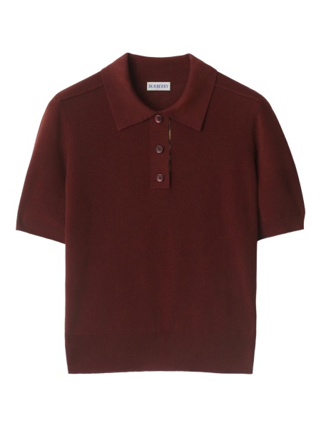 Tricou Polo Burberry maro