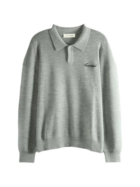 Tricou Polo Fear Of God Essentials gri