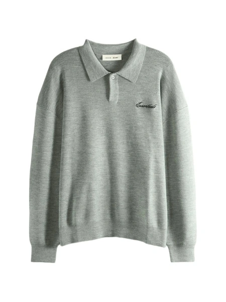 Tricou Polo Fear Of God Essentials gri