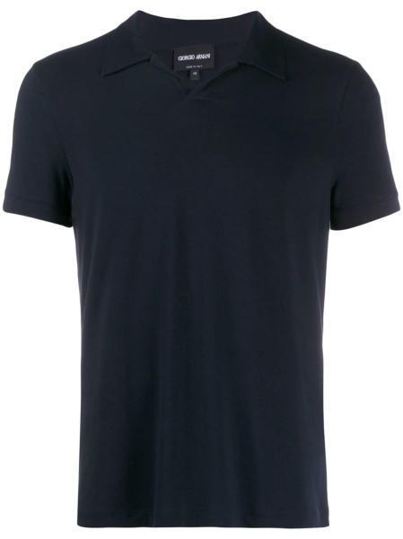 Tricou Polo Giorgio Armani albastru
