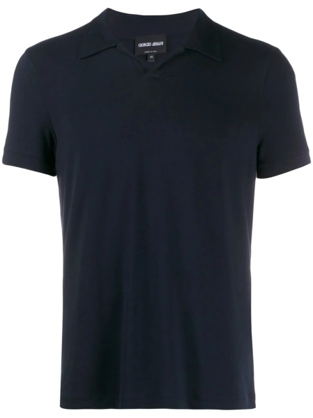 Tricou Polo Giorgio Armani albastru