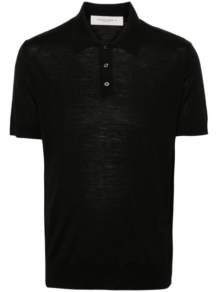 Tricou Polo Golden Goose negru