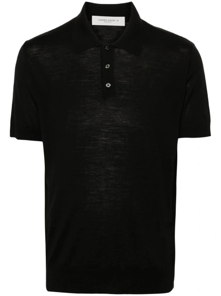 Tricou Polo Golden Goose negru