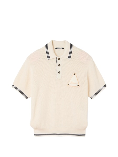 Tricou Polo JACQUEMUS neutru