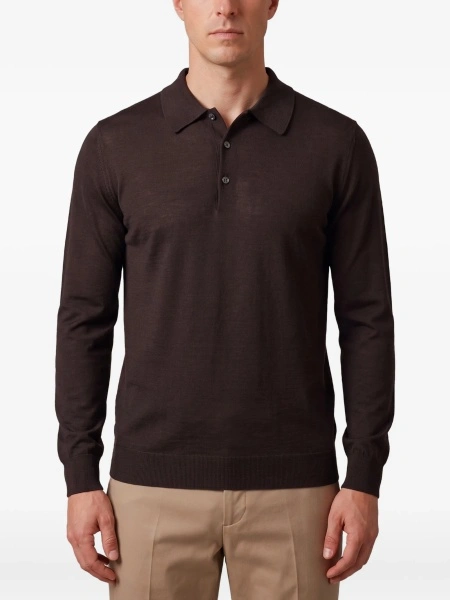 Tricou Polo John Smedley maro