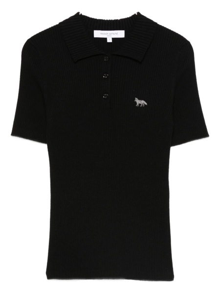 Tricou Polo MAISON KITSUNÉ negru