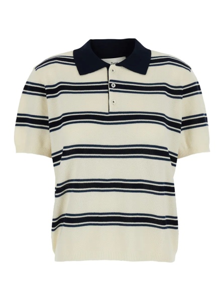 Tricou Polo UNISEX MULTI STRIPED POLO KNIT
