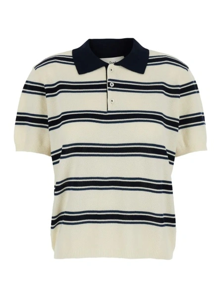 Tricou Polo UNISEX MULTI STRIPED POLO KNIT