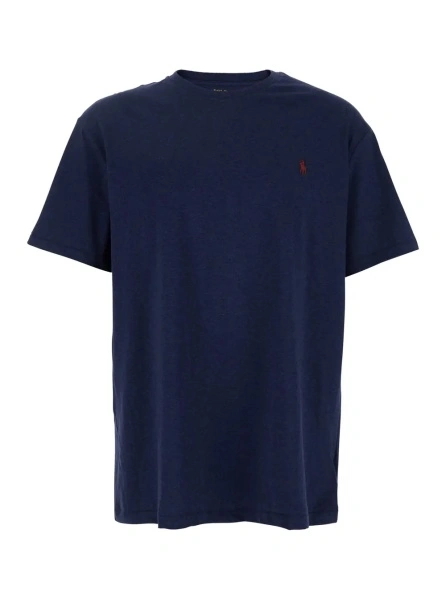 Tricou Ralph Lauren albastru din bumbac