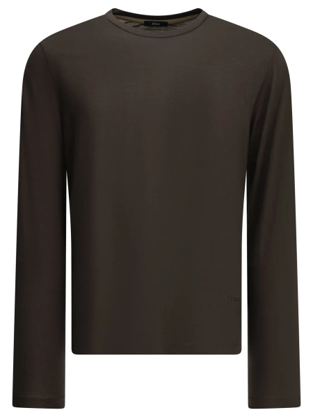 Tricou Round-neck wool T-shirt