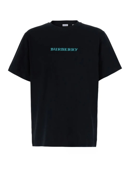 Tricou 'RYAN' Black Tshirt with logo on the front and maxi logo on the back in Cotton for men