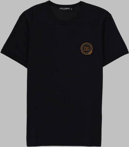 Tricou T-Shirt In Cotone Con Patch
