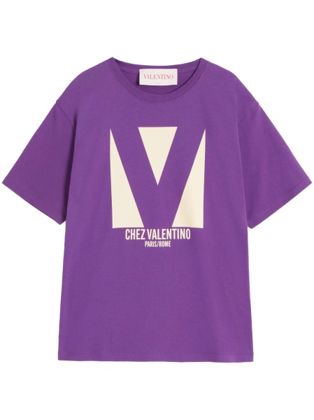 Tricou Valentino Garavani violet