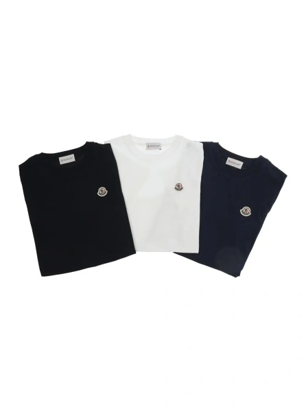 Tricouri Moncler multicolor din bumbac