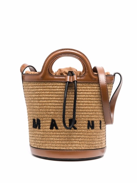 "Tropicalia" mini bucket bag