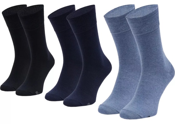 3pk Men's Basic Socks