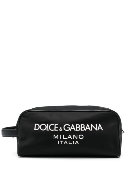 Accesorii de voiaj Dolce & Gabbana negre din vascoza si poliamida