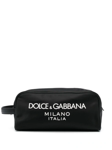 Accesorii de voiaj Dolce & Gabbana negre din vascoza si poliamida