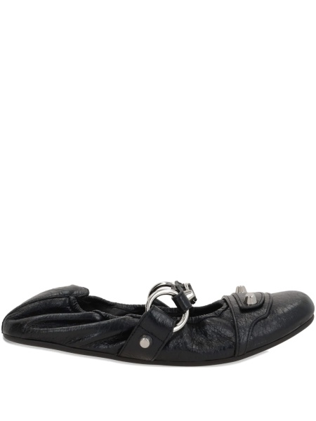 Balerini Balenciaga negri din piele
