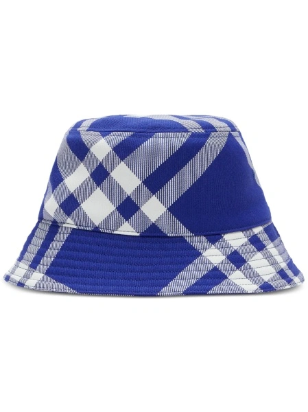 Basca Burberry albastra din lana si polyester