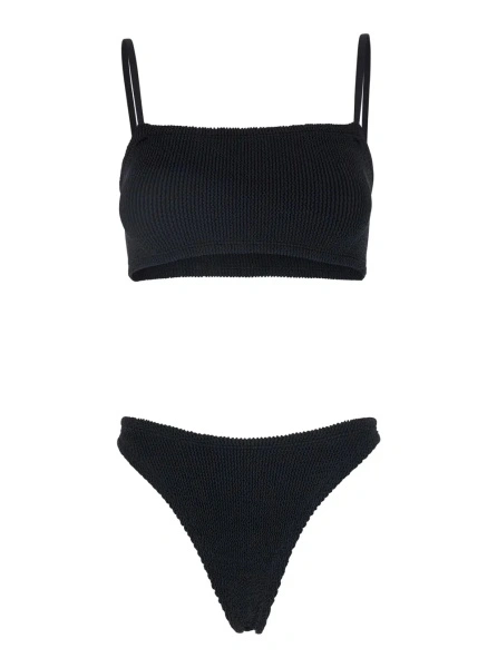 Bikini HUNZA G negru 'Gigi'
