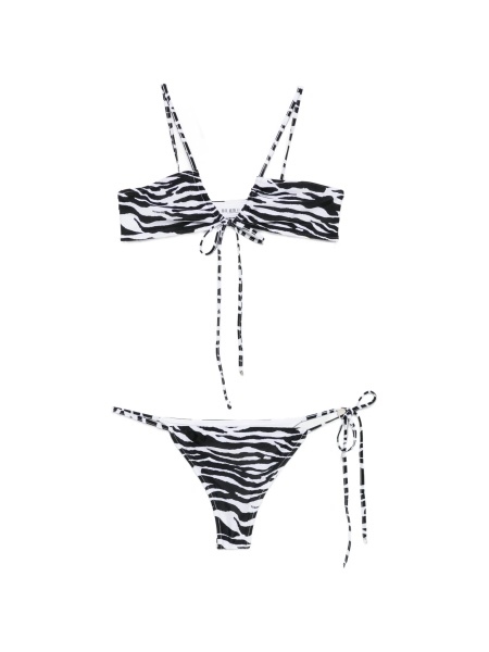 Bikini THE ATTICO albi din elastan si polyester